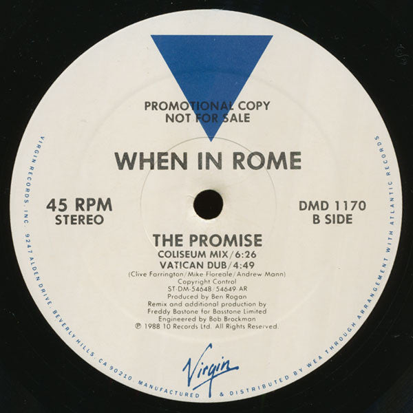 The Promise When In Rome