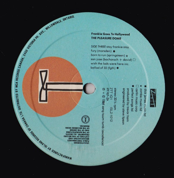 Welcome To The Pleasuredome Frankie Goes To Hollywood