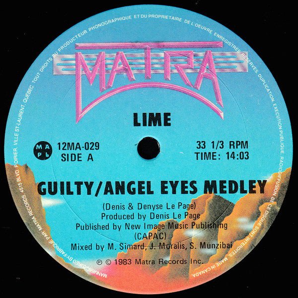 Guilty/Angel Eyes Medley / Angel Eyes Lime (2)