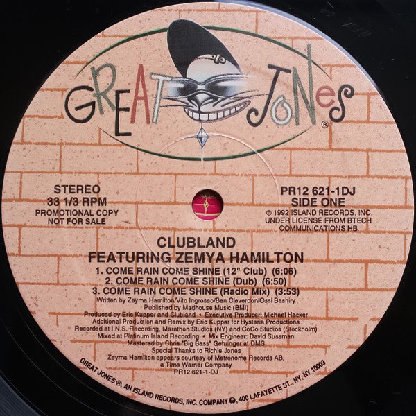 Come Rain Come Shine Clubland,Zemya Hamilton