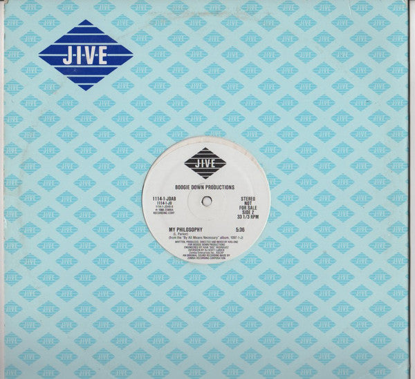 Ya Slippin' / My Philosophy Boogie Down Productions