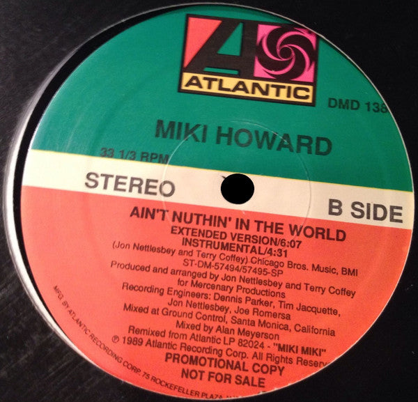 Ain't Nuthin' In The World Miki Howard