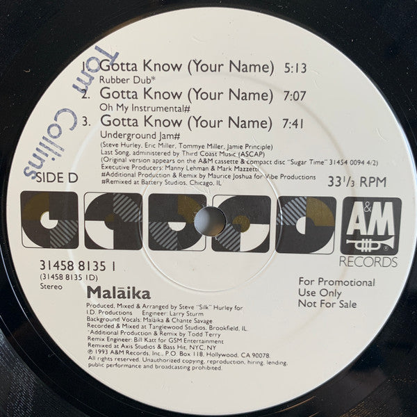Gotta Know (Your Name) Malaika