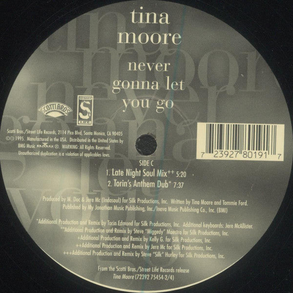 Never Gonna Let You Go (The Hurley Dance Mixes) Tina Moore