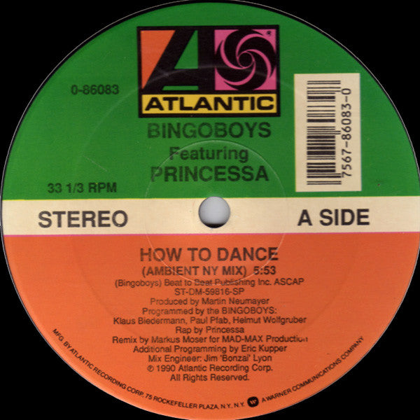 Bingoboys Featuring Princessa (2) - How To Dance