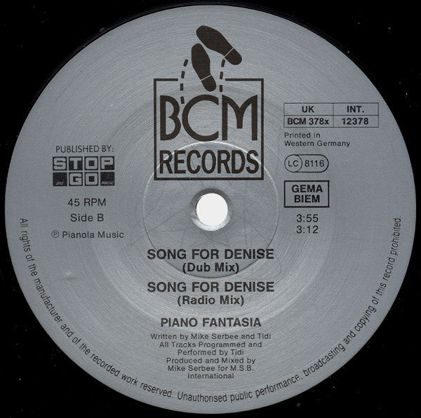 Song For Denise Piano Fantasia