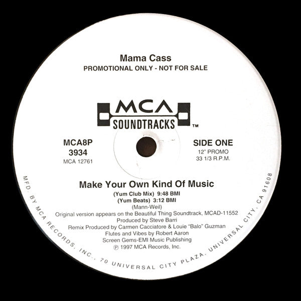 Make Your Own Kind Of Music Cass Elliot