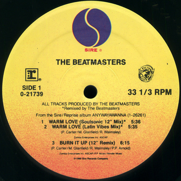 Warm Love The Beatmasters,Claudia Fontaine