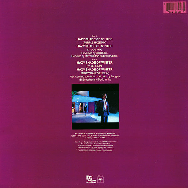 Hazy Shade Of Winter (12" Mixes) Bangles