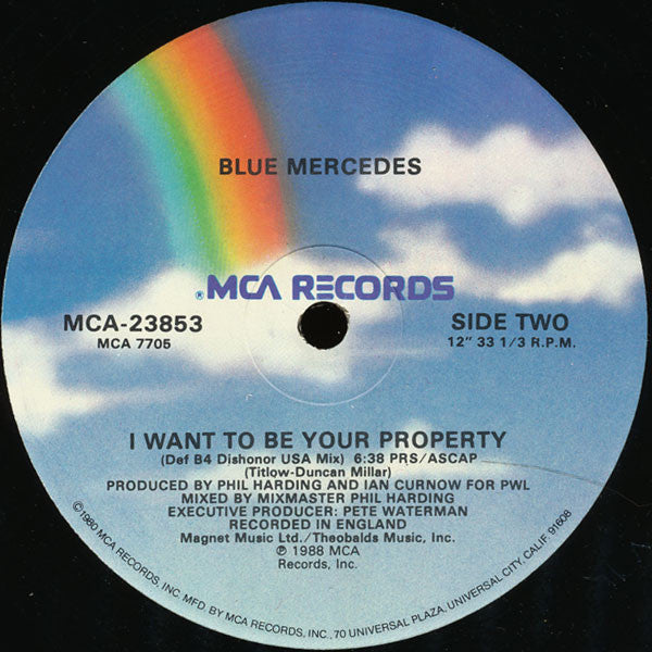 I Want To Be Your Property Blue Mercedes