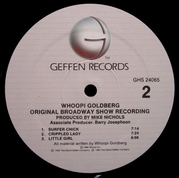 Original Broadway Show Recording Whoopi Goldberg