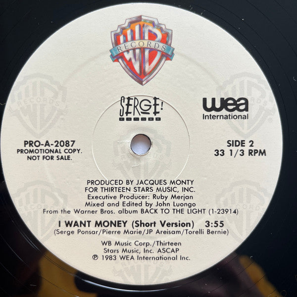 I Want Money Serge Ponsar