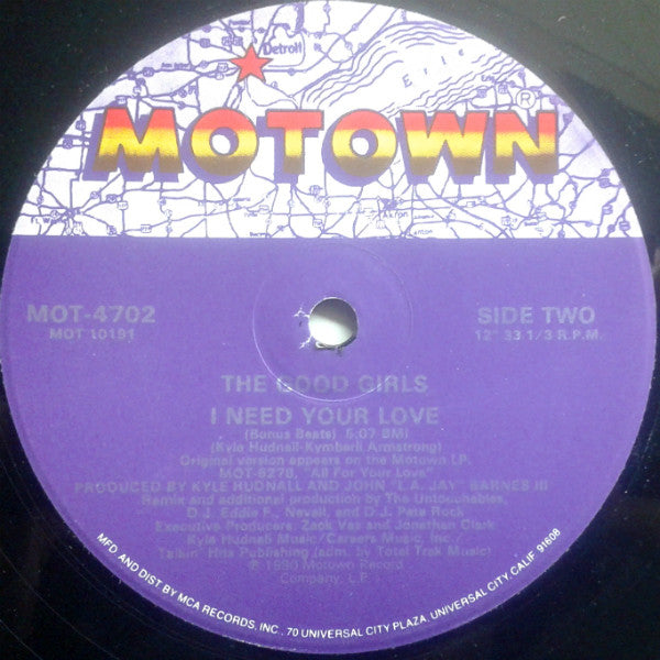 I Need Your Love The Good Girls