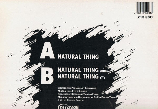 Natural Thing Innocence,Gee Morris
