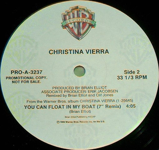 You Can Float In My Boat Christina Vierra