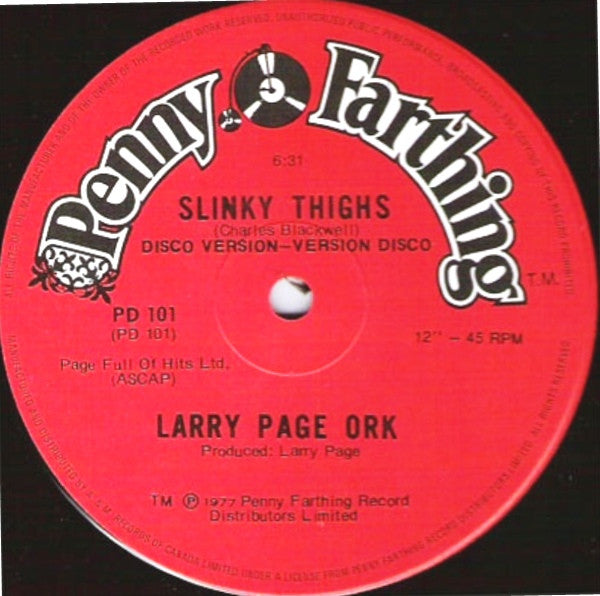 Slinky Thighs Larry Page Orchestra