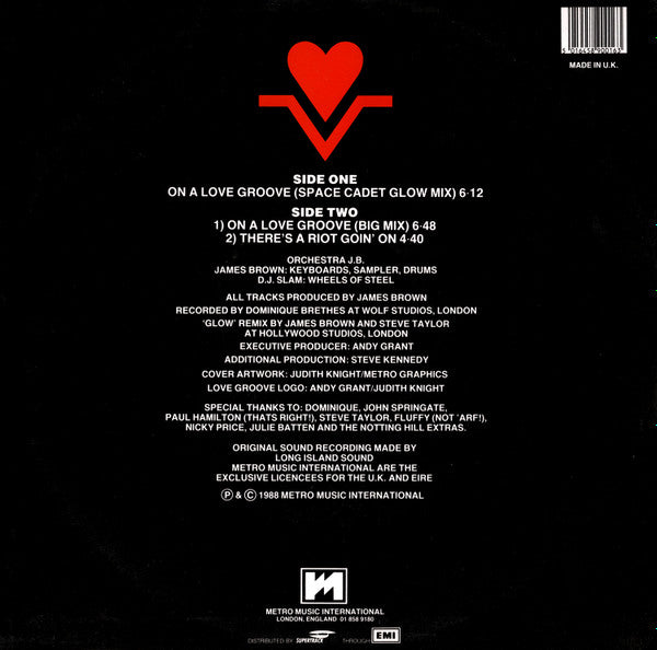 On A Love Groove Orchestra JB