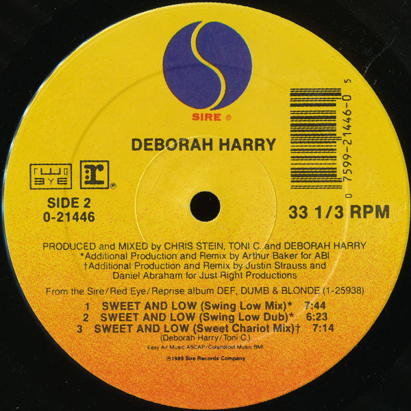 Sweet And Low Deborah Harry