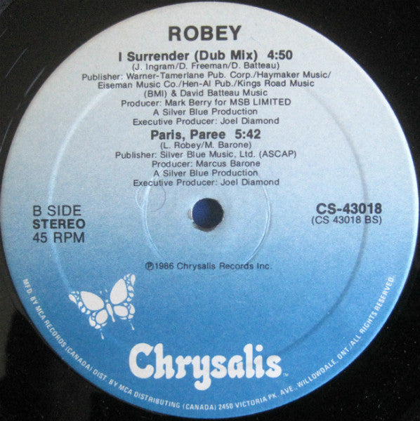 I Surrender Robey