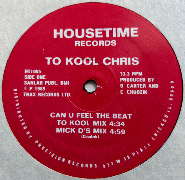 Can You Feel The Beat To Kool Chris