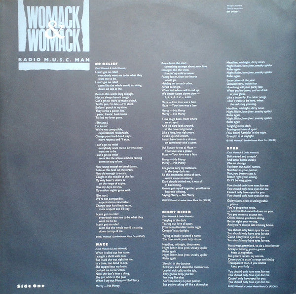 Radio M.U.S.C. Man Womack & Womack