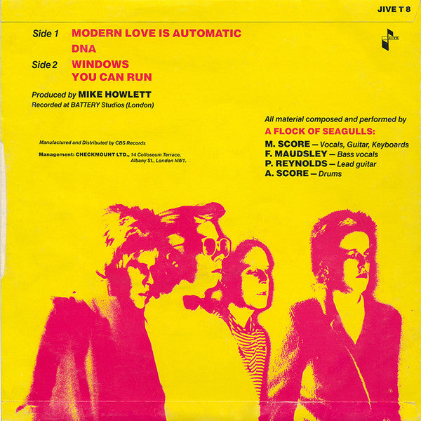 Modern Love Is Automatic A Flock Of Seagulls