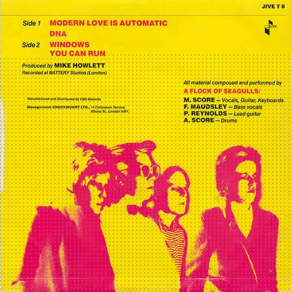 Modern Love Is Automatic A Flock Of Seagulls