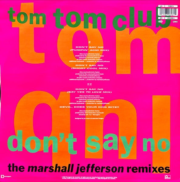 Ne dis pas non (Les remixes de Marshall Jefferson) Club Tom Tom