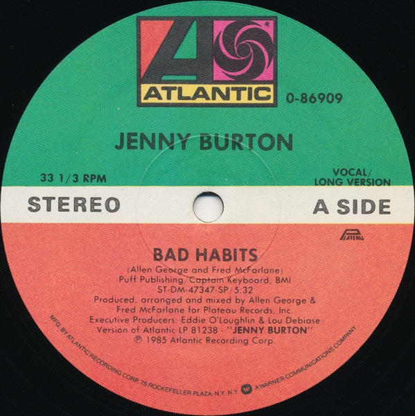Bad Habits Jenny Burton