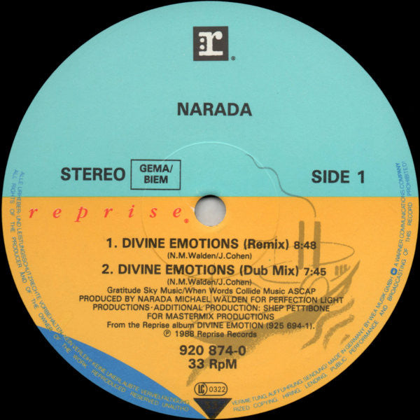 Divine Emotions Narada Michael Walden