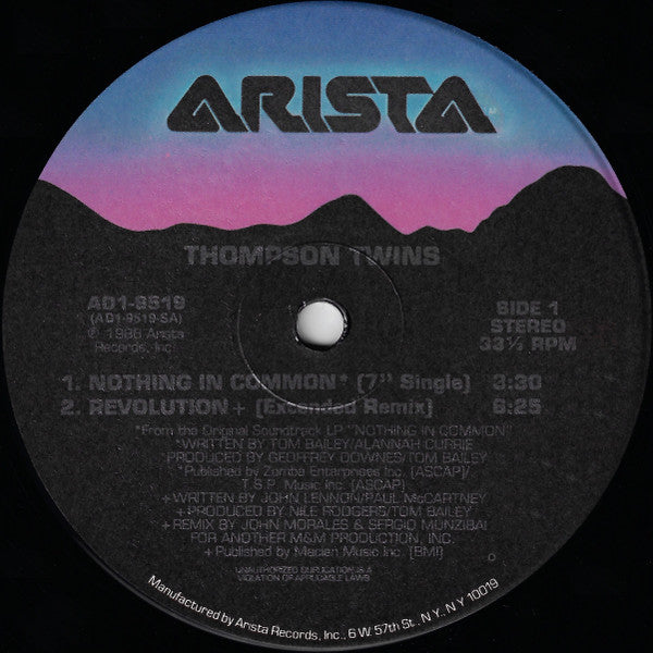 Nothing In Common Thompson Twins