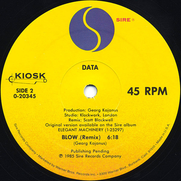 Stop (Remix) / Blow (Remix) Data (2)