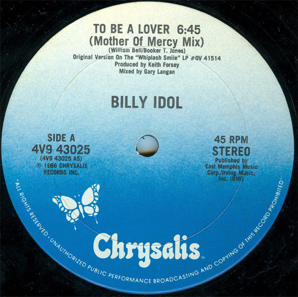To Be A Lover Billy Idol