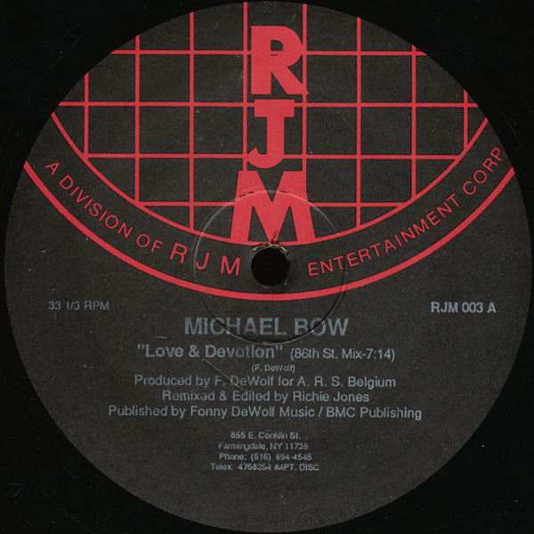 Love & Devotion Michael Bow