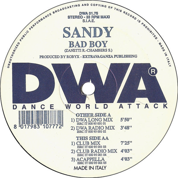 Bad Boy Sandy