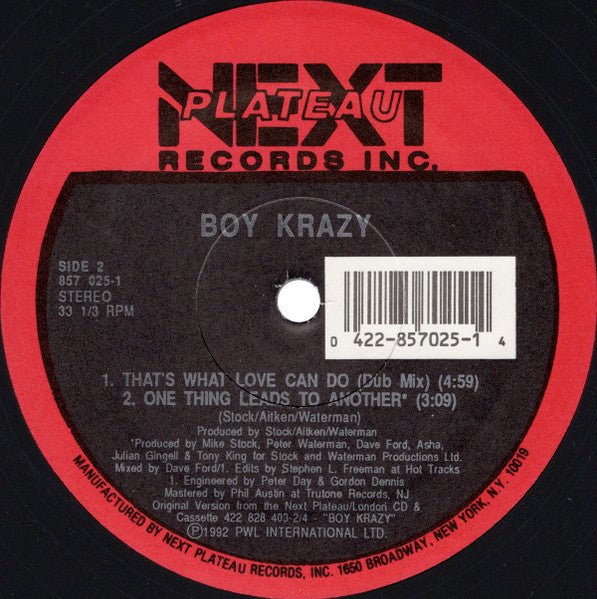 That's What Love Can Do Boy Krazy