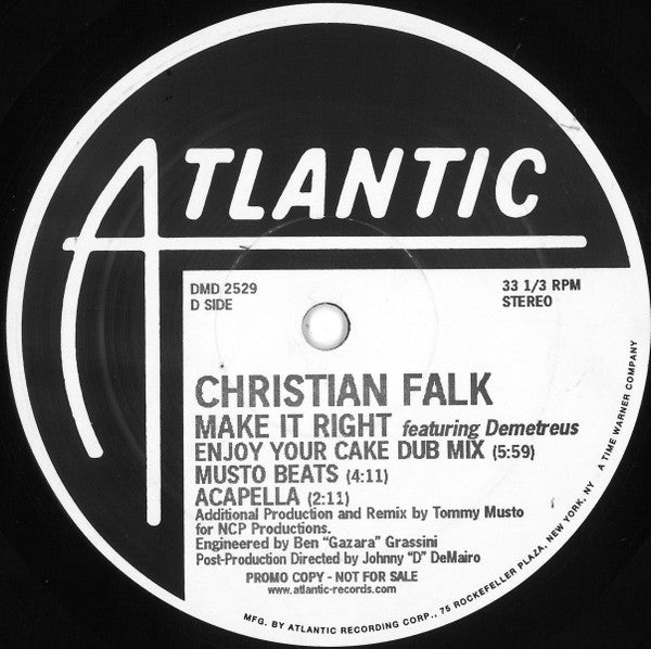 Make It Right Christian Falk,Demetreus