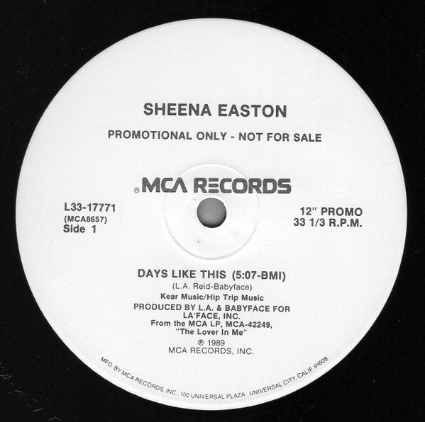 Days Like This Sheena Easton
