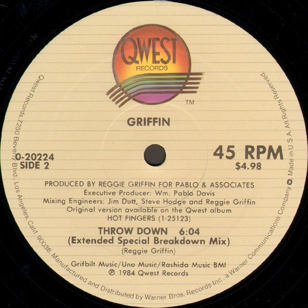 Throw Down Reggie Griffin