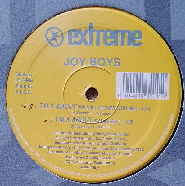 Talk About Joy Boys