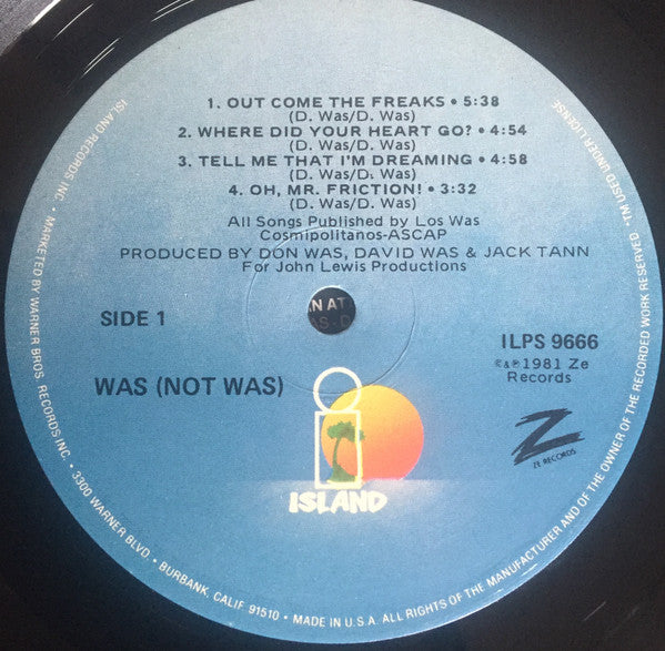 Was (Not Was) Was (Not Was)