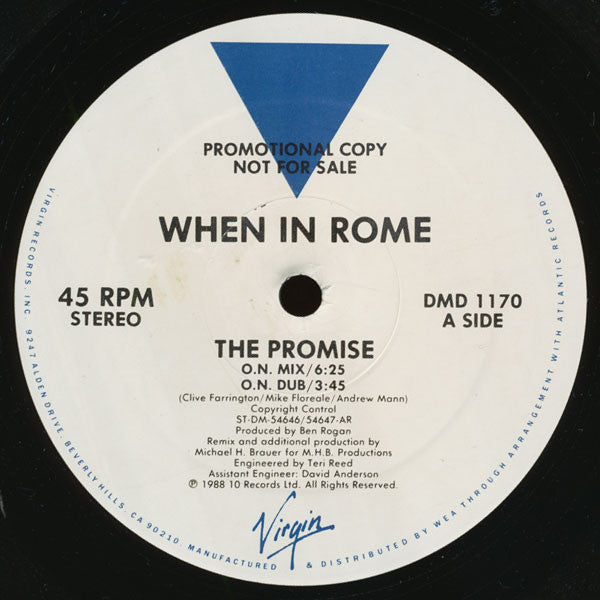 The Promise When In Rome