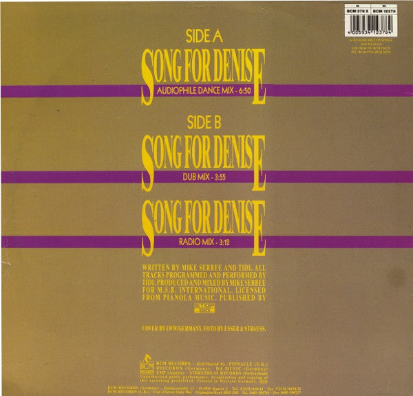 Song For Denise Piano Fantasia