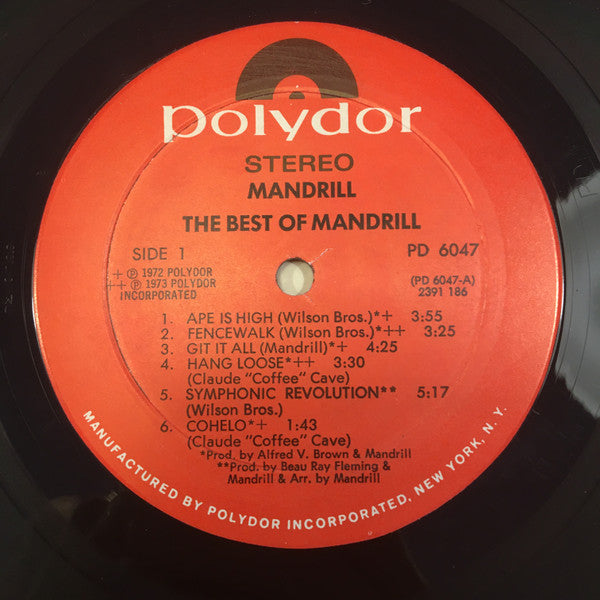 The Best Of Mandrill Mandrill
