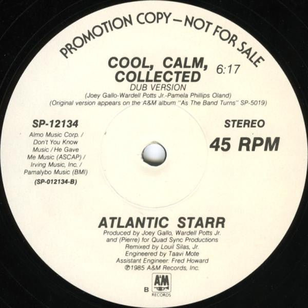 Cool, Calm, Collected Atlantic Starr