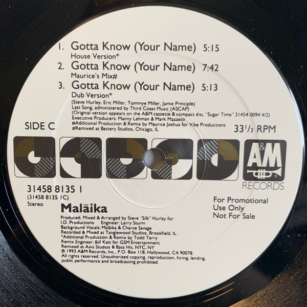 Gotta Know (Your Name) Malaika