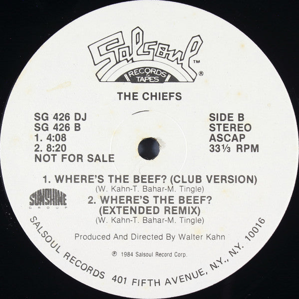 Where's The Beef? The Chiefs