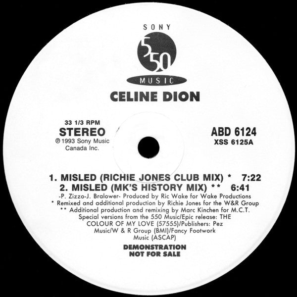 Misled Céline Dion