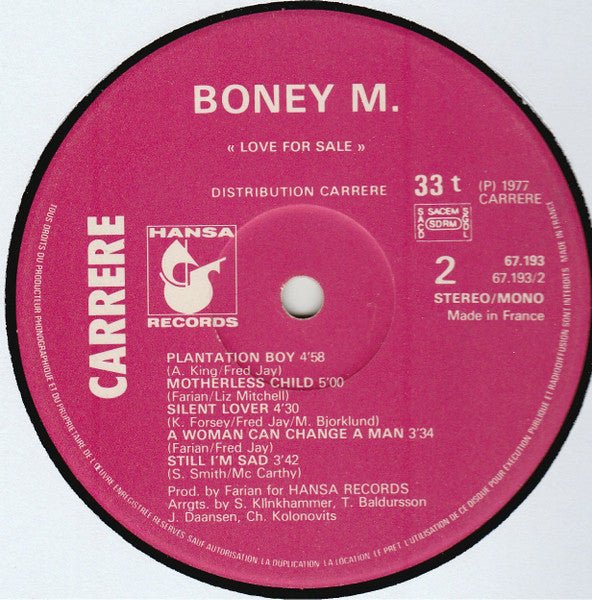 Love Active Boney M.