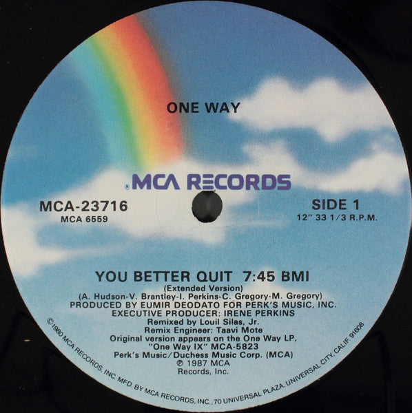 You Better Quit One Way